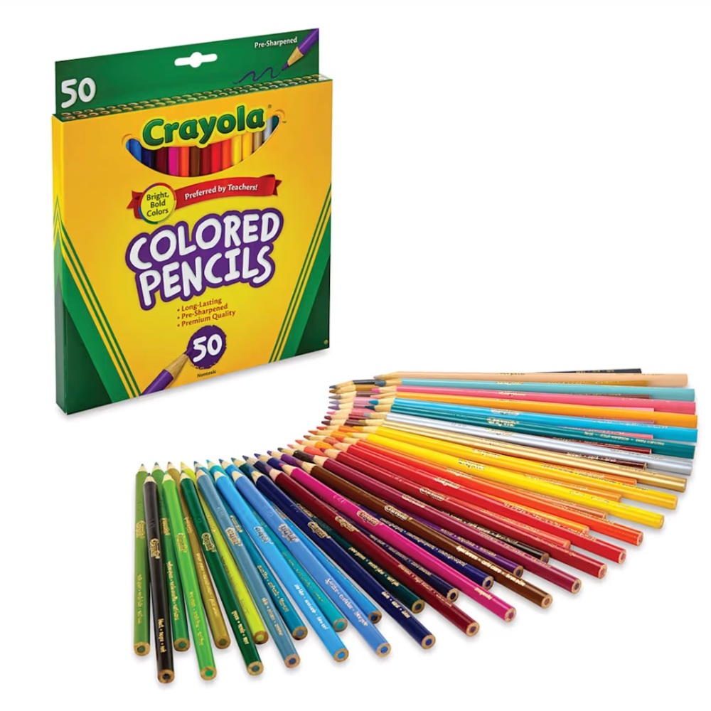 NWT - Crayola Colored Pencils Set of 50